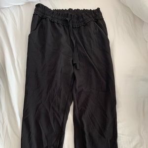 Zara tie front trousers